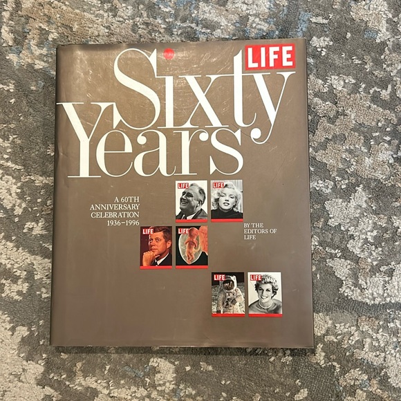 LIFE Sixty Years A 60th Anniversary‎ Celebration 1936-1996 Hardcover book - Picture 1 of 3